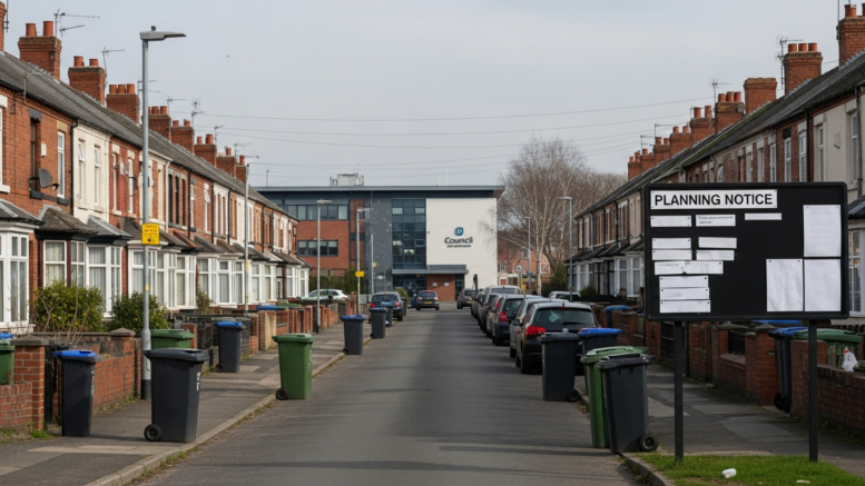 St Helens street near homes facing HMO planning controls