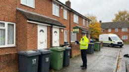Lewisham rental street with council inspection scene