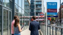 UK rental flat with a To Let board