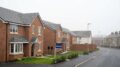 UK new-build homes on a modern estate
