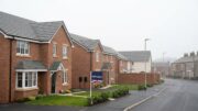 UK new-build homes on a modern estate