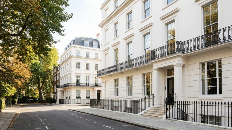 Prime central London townhouse on a quiet Belgravia street