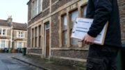 Bristol terraced HMO with worn windows during inspection
