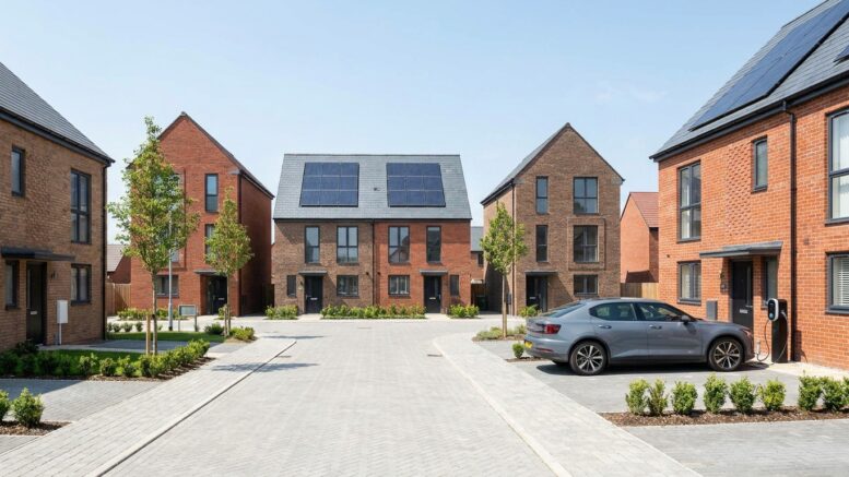 New family rental homes on a Midlands development