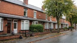 Student rental house in a Stoke-on-Trent residential street