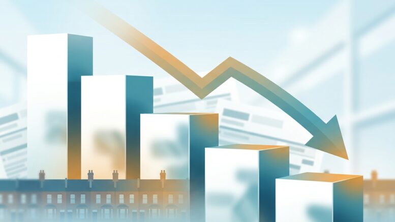 Editorial infographic on cut house price forecast