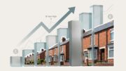 UK terraced rentals with rising yield chart collage