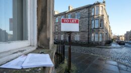 Scottish tenement street under rent control assessment