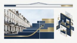 London stucco homes beside mansion tax threshold graphic